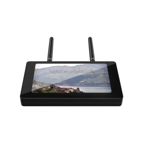 Foxeer 5" Ips Fpv Monitor 800*480 1000lux Dvr 5.8g 40ch Built-in Diversity Receiver 4000mah Battery for Fpv Freestyle Drones Uav